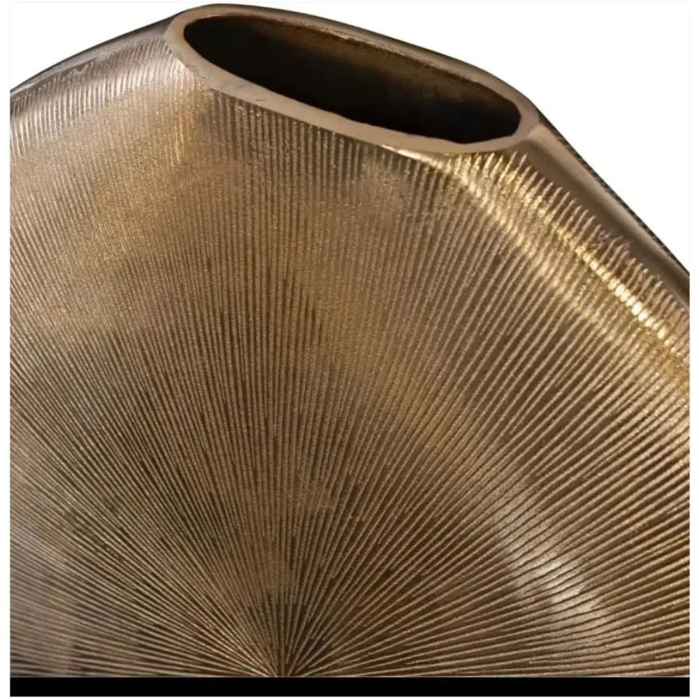 Modern Gold Metal Vase