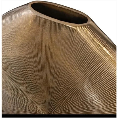 Modern Gold Metal Vase