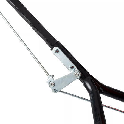 Broadcast Spreader Walk Behind Turf Spreader Steel Push Fertilizer Salt Spreader Garden Seeder for Home Farm 90LBS 12.5in Wheels