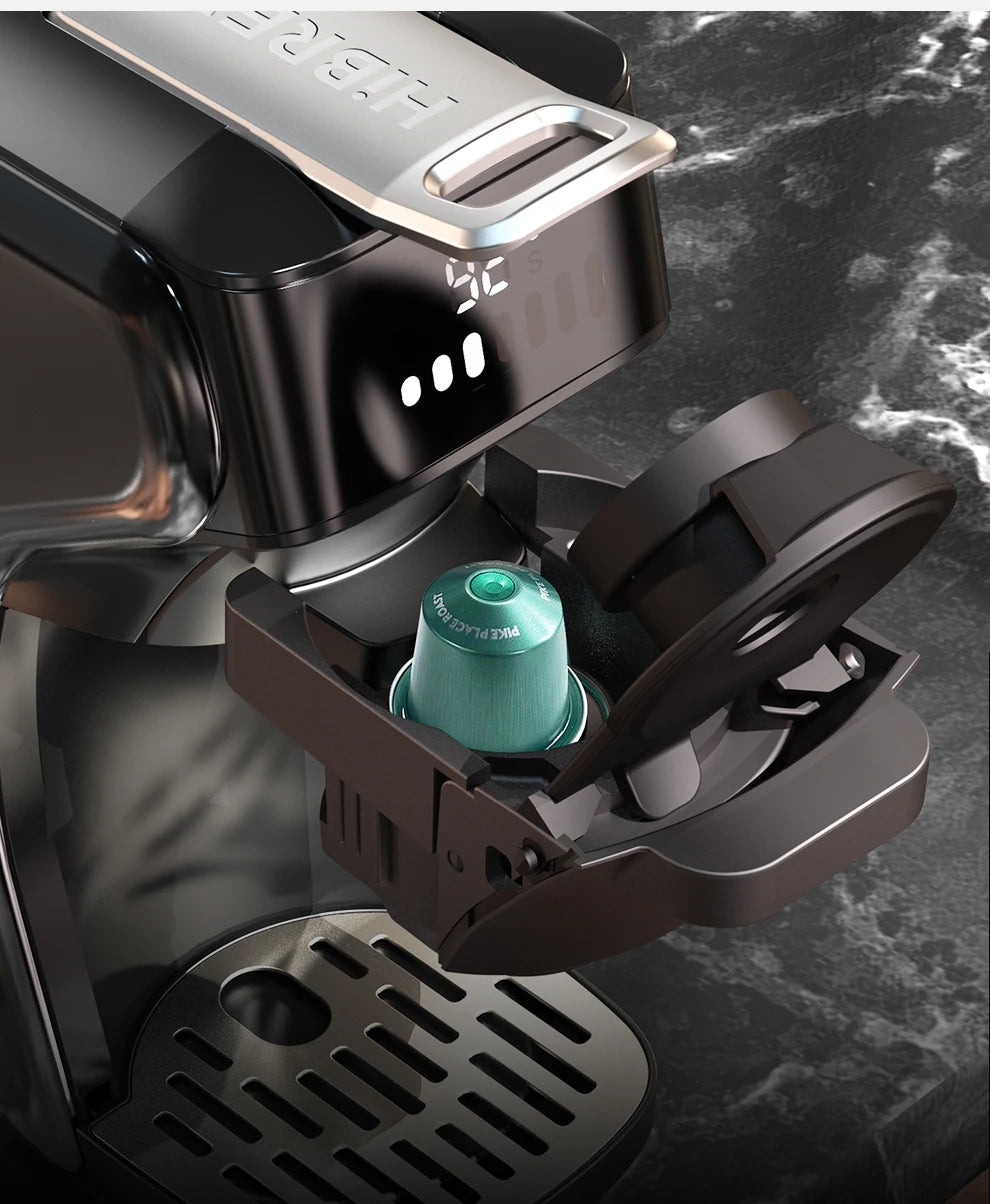 6in1 Capsule Coffee Machine Hot/Cold Multiple Espresso  Cappuccino Coffee Maker