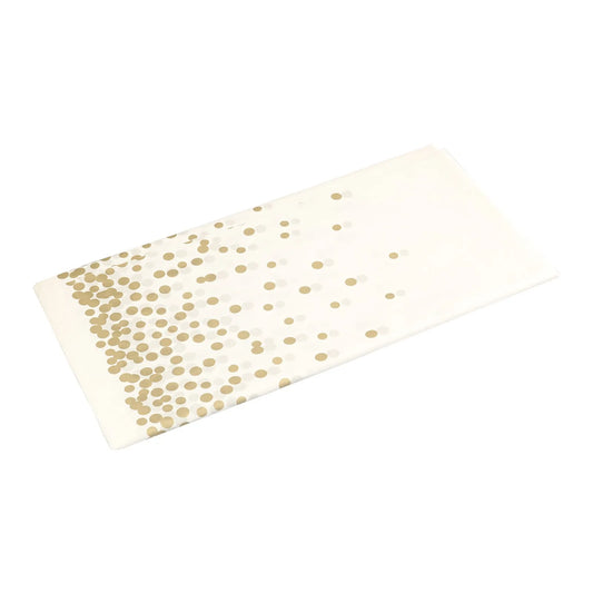 Gold Disposable Tablecloths Plastic