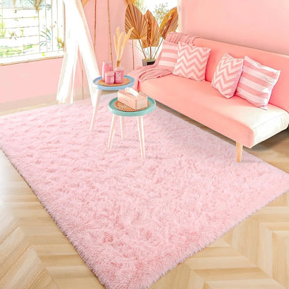Fluffy  Area Rugs for Living Room Soft Kids Carpet Non Slip