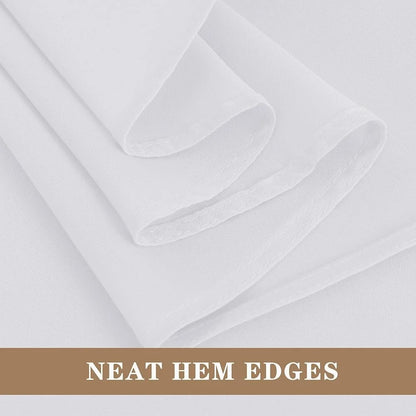 Reusable Tablecloths 6 Pack Stain Resistant Polyester Fabric Rectangular Tables Suitable Parties Events Family Gatherings