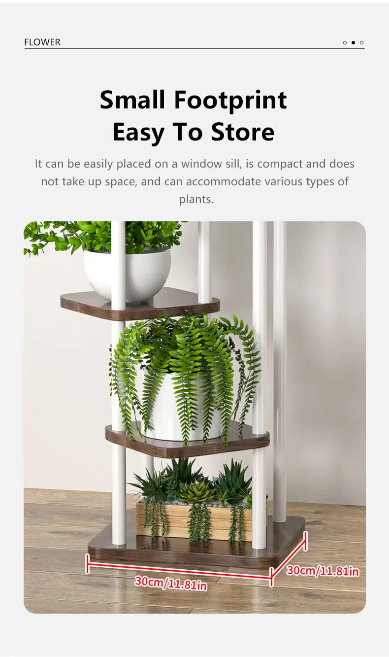 Plant Stand and Flower Stand Storage Shelf 4/5/6 Tier Flower Shelf Planter Rack