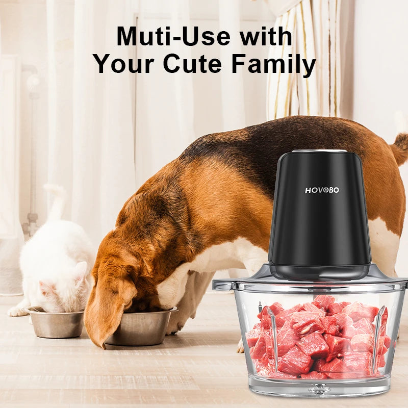 Food Processor Electric Meat Grinder 500W Food Chopper 2 Speed