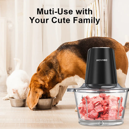 Food Processor Electric Meat Grinder 500W Food Chopper 2 Speed