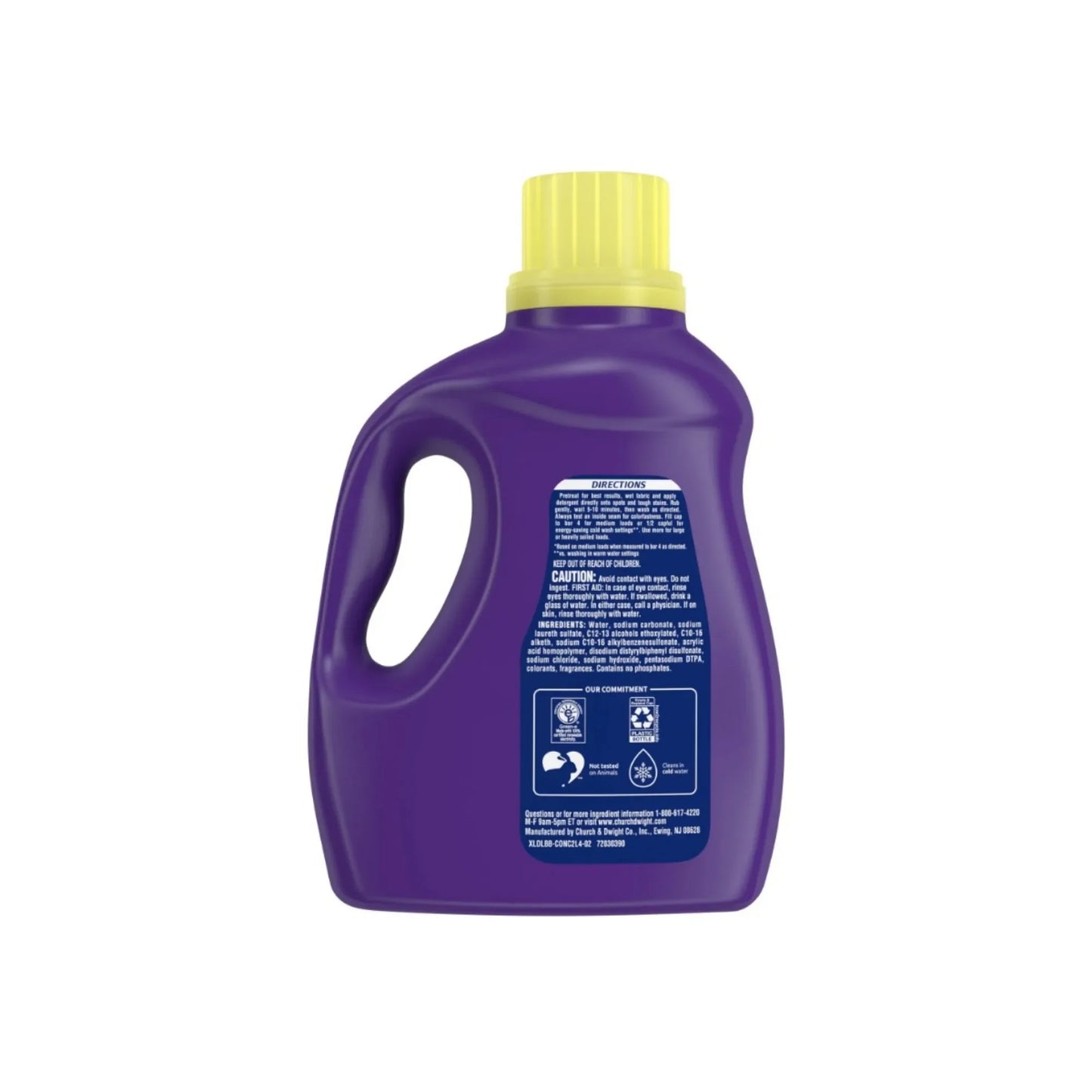100.8 fl oz Tropical Passion Laundry Detergent, for 84 Loads, HE Compatible with Fresh Scent & Effective Cleaning
