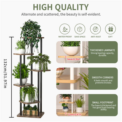 Plant Stand and Flower Stand Storage Shelf 4/5/6 Tier Flower Shelf Planter Rack