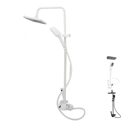 Bathroom Shower  Set Easy To Install Easy To Adjust NPT 1/2 3 Mode Push Button Rainfall Handheld Shower Combo for Bathroom