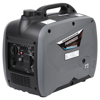 Portable Gasoline Generator 2500W, Fuel Generator, Low Noise, Suitable For Outdoor, Camping, Home, Emergency