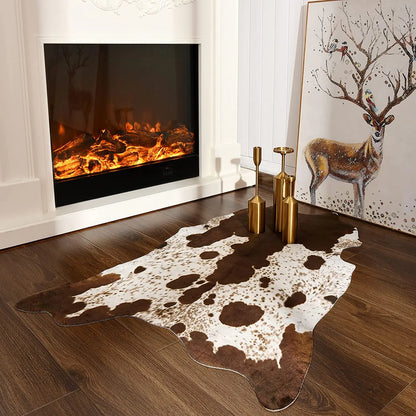 Animal Print Rug faux fur cowhide