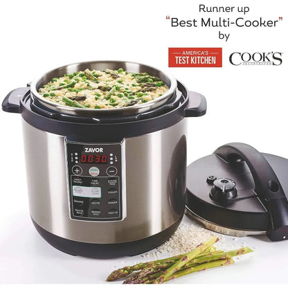 8 Quart Multi-cooker Stainless Steel, Serves 6 people
