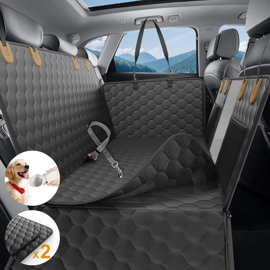Waterproof Pet Travel Accessories Foldable Dog Car Rear Back Seat Protector