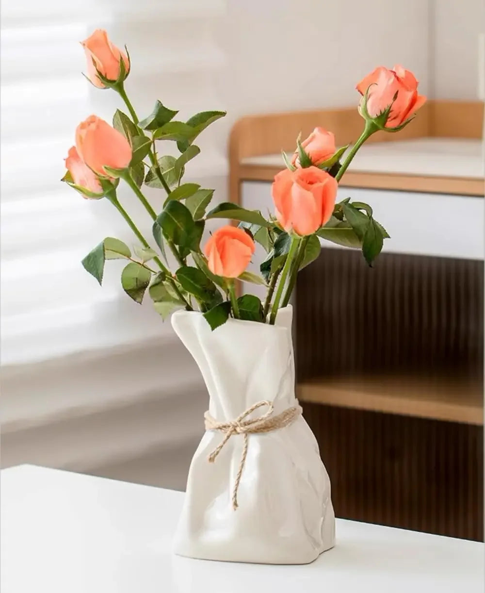 6 inch small glass vase