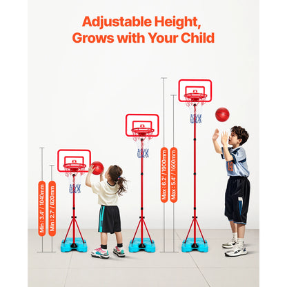 Toddler Adjustable Basketball Hoop