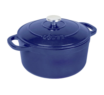 Lodge Cast Iron 5.5qt Red Enameled Dutch Oven  non stick cooking pot set