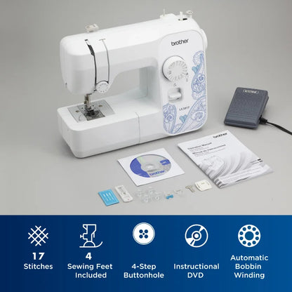 Brother LX3817 17-Stitch Portable Full-Size Sewing Machine