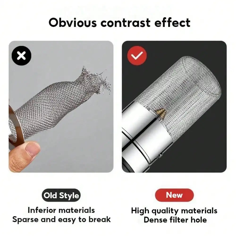 2Pcs Bathroom Sink Stopper, Universal Replacement   Stainless Steel Sink Drain Filter with Hair Catcher,1.1-1.45Inch