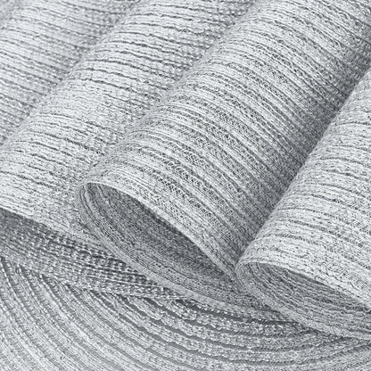 Round Braided Set of 6 Washable Round Placemats for Christmas Kitchen Wedding Dining Table 34cm Woven Heat Resistant Place Mats