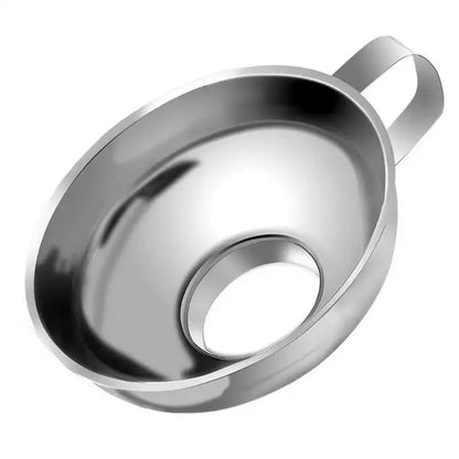 Wide Mouth Funnel Stainless Steel Canning Funnels For Filling Bottles Metal Funnels With Handle For Filling Bottles Funnel