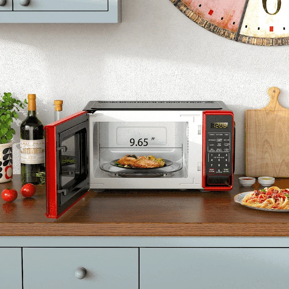 Compact 0.7 Cu ft Countertop Microwave Oven 700 Watts