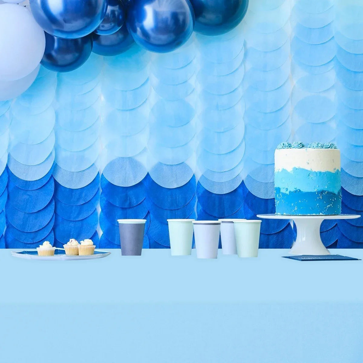 1/5 Pcs Multi Solid Color Disposable Plastic Tablecloth 137×183cm