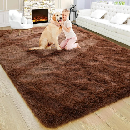 Fluffy  Area Rugs for Living Room Soft Kids Carpet Non Slip