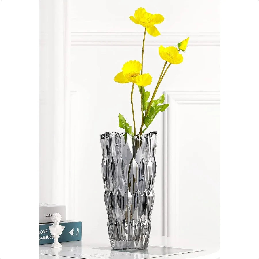 Decorative Crystal Flower Vase