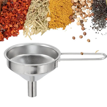 Mini Funnel Stainless Steel Wine Funnel Small Mouth Fill Hip Flask