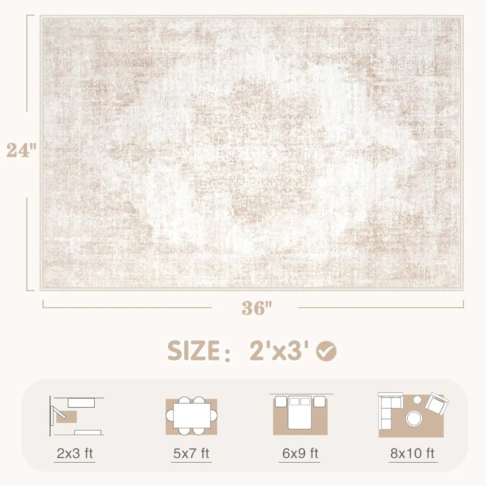 Large Vintage Area Rug