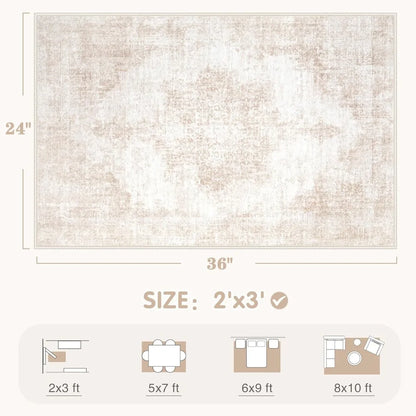 Large Vintage Area Rug