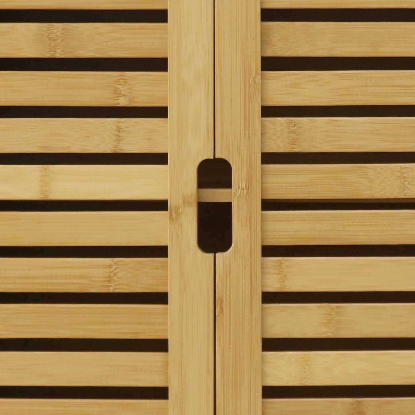 Bathroom Wall Cabinet Storage Shelf Bamboo Medicine Cabinet with with 2 Doors Adjustable Shelf