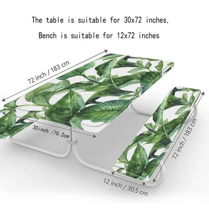 Picnic Table And Bench Covers 3pcs Stylish Picnic Table Cloths
