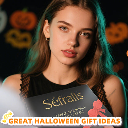 Halloween gifts  Bath Bombs Gift Set Natural Organic Bubble Bath Salt Ball Skin Care Moisturizing Exfoliating  Fragrances