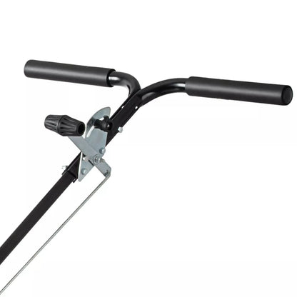 Broadcast Spreader Walk Behind Turf Spreader Steel Push Fertilizer Salt Spreader Garden Seeder for Home Farm 90LBS 12.5in Wheels