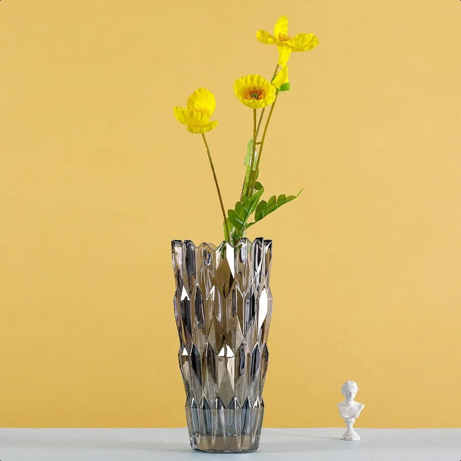 Decorative Crystal Flower Vase
