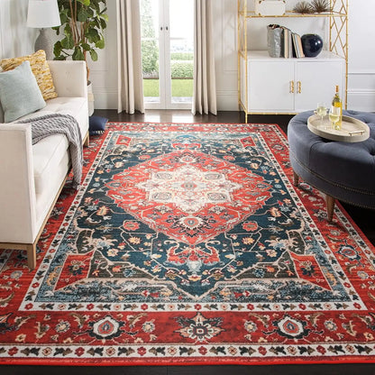 Vintage Bohemian Area Rug for Living Room, Bedroom