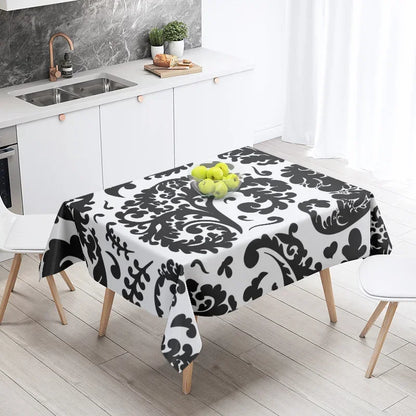 Home tablecloths dining decoration and rectangular table accessories waterproof cloth Anti-stain simple Modern abstract nordic