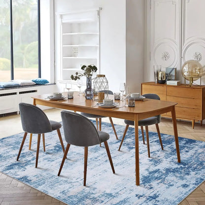 Abstract Area Rug for Living Room Machine Washable  Low Pile  for Bedroom Dining Room Home Office