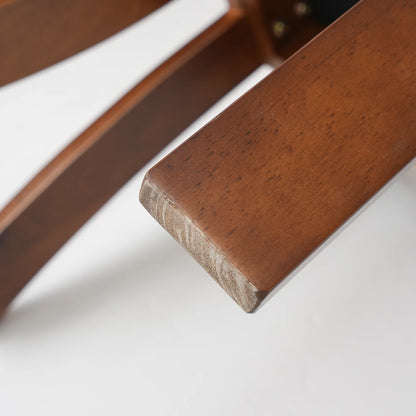 Wooden Dining Chairs Set of 2 Modern Round Dining Room Chair Comfy Fabric Upholstered Kitchen Chairs