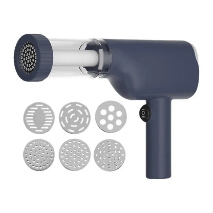 Electric Pasta Maker Machine Rechargeable Noodle Maker Cutter Automatic Electric Noodle Press Noodle Cutter With 6 Different