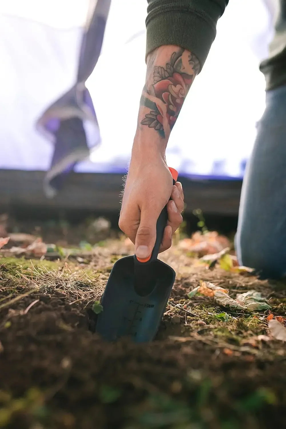 Heavy Duty Garden Trowel - Ergonomic Digging Shovel for Planting, Weeding