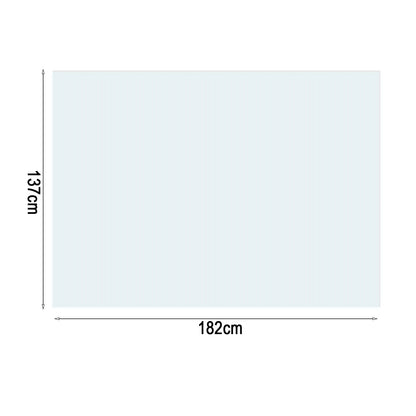 Clear Vinyl Tablecloth Protector Waterproof Oil-Proof  Sheet Table Cover 150x228