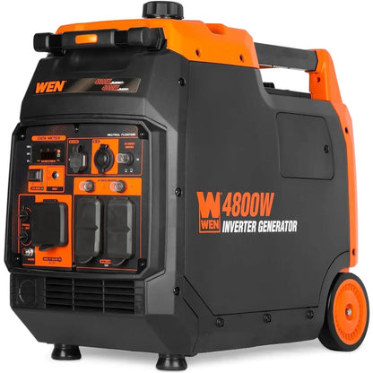4800-Watt Portable Inverter Generator, RV-Ready, Quiet and Lightweight with Fuel Shut Off