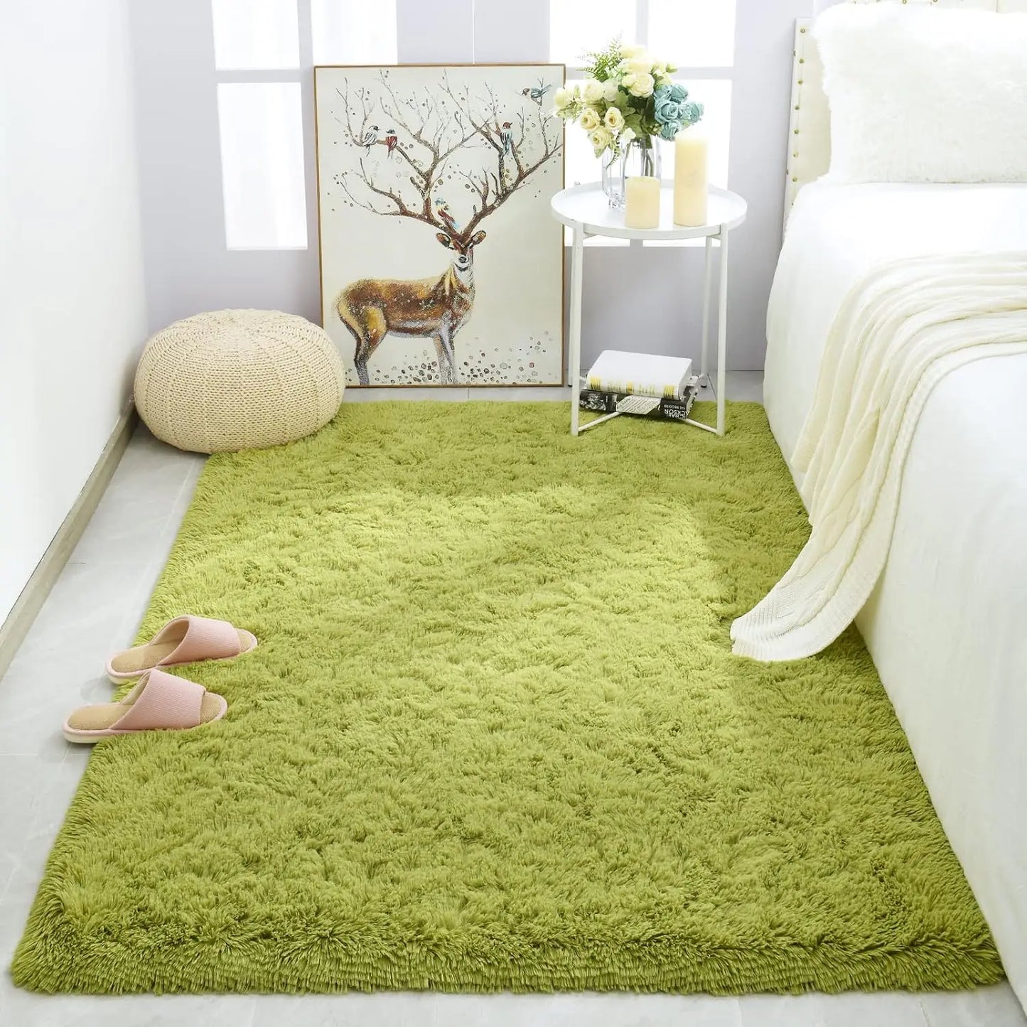 Fluffy  Area Rugs for Living Room Soft Kids Carpet Non Slip