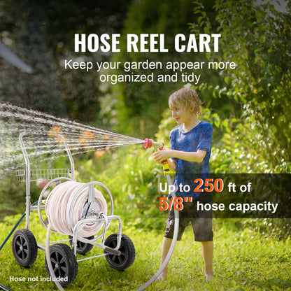 Hose Reel Cart 250ft Heavy Duty