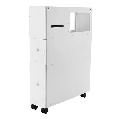 Bathroom Storage Cabinet, Narrow Floor Storage Cabinet, Storage Cabinet with Drawers 50kg Load-bearing Capacity