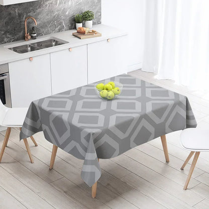 Home tablecloths dining decoration and rectangular table accessories waterproof cloth Anti-stain simple Modern abstract nordic