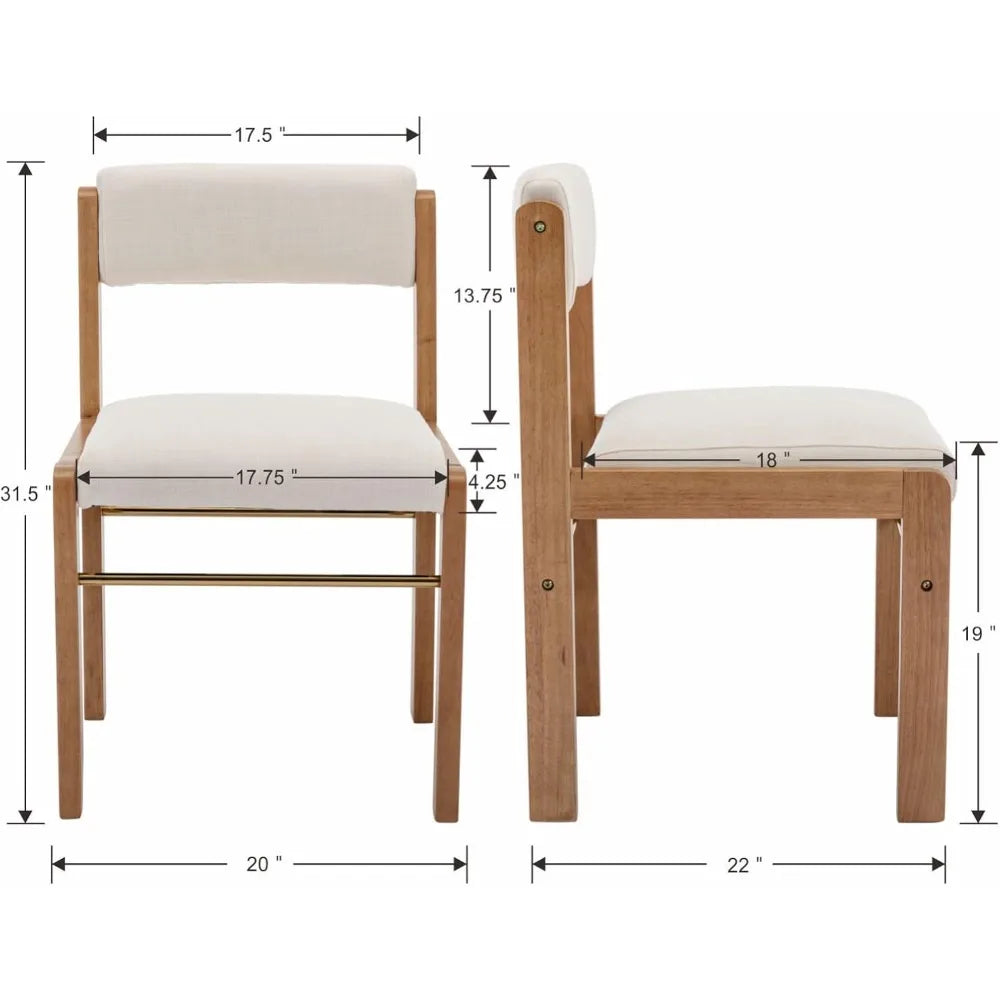 Mid Century Modern Dining Chairs Set of 4