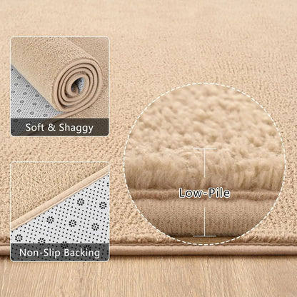 Living Room ,Bedroom Carpet Nonslip Large Soft